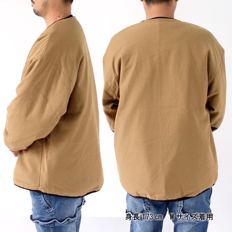 ジムマスター ジャケット gym master  ウールライク ノーカラー ジャケット G921693 パーカー 防寒 キャンプ | gym master | 12