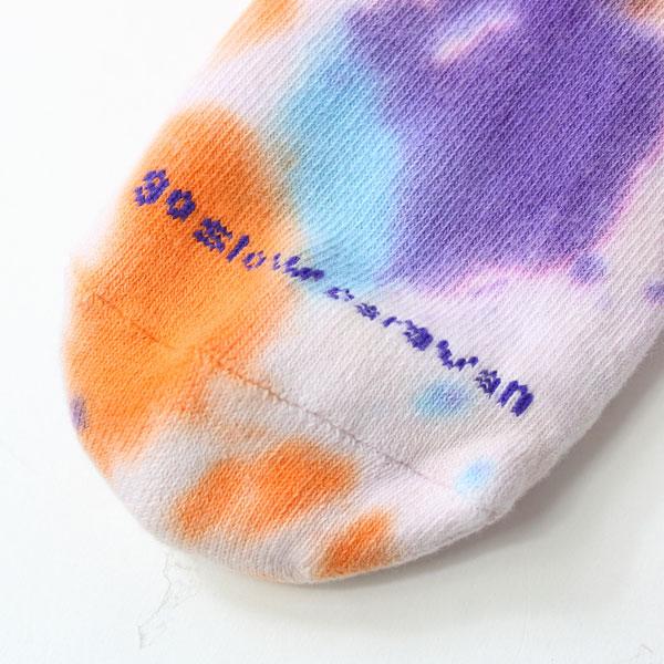 go slow caravan ゴースローキャラバン タイダイ アンクルソックス 322907 靴下 メンズ レディース | go slow caravan | 03