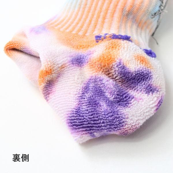 go slow caravan ゴースローキャラバン タイダイ アンクルソックス 322907 靴下 メンズ レディース | go slow caravan | 06