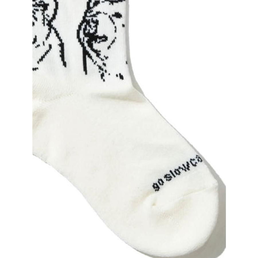 go slow caravan ゴースローキャラバン パイルジャガードクルーソックス 靴下 メンズ レディース 322908 | go slow caravan | 04