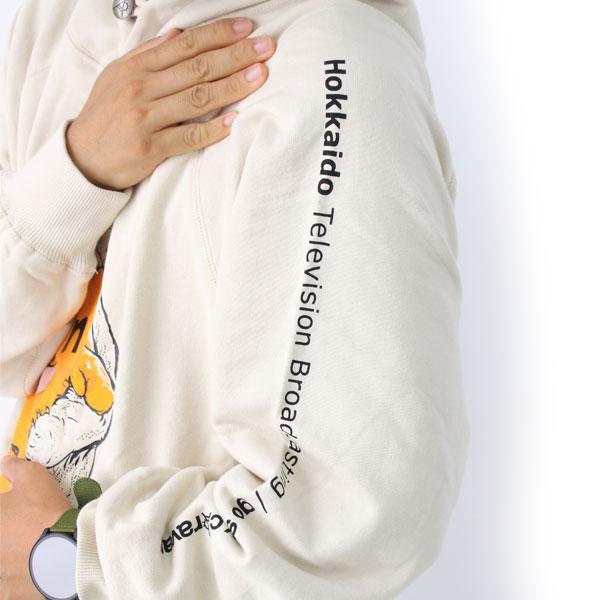 HTB x go slow caravan ゴースローキャラバン 空紡糸裏毛 onちゃんクマ プルパーカー 332632 北海道テレビ 水曜どうでしょう | go slow caravan | 06