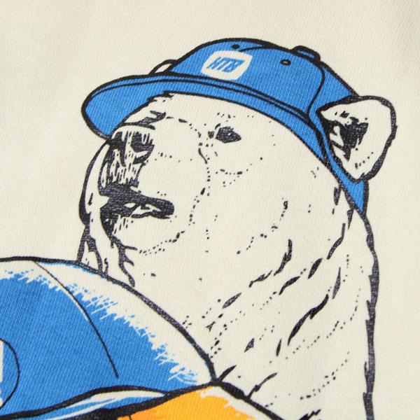 HTB x go slow caravan ゴースローキャラバン 空紡糸裏毛 onちゃんクマ プルパーカー 332632 北海道テレビ 水曜どうでしょう | go slow caravan | 09