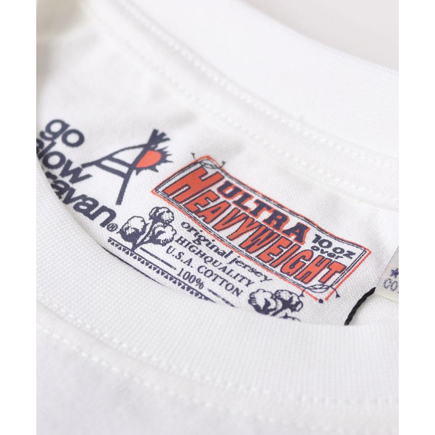 go slow caravan ゴースローキャラバン 超ヘビーUSA/C ナポリタンクマ ロングスリーブ TEE 351906 メンズ レディース 長袖 ロンTee | go slow caravan | 04