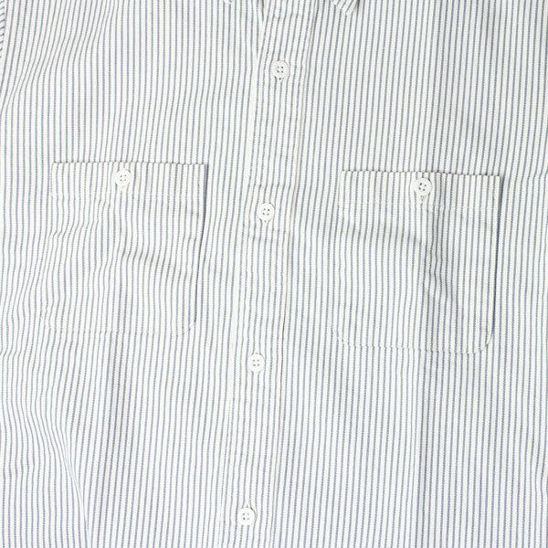 ヒッコリーシャツ メンズ 日本製 半袖シャツ ヒッコリーワークシャツ | protocol | 07