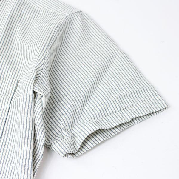 ヒッコリーシャツ メンズ 日本製 半袖シャツ ヒッコリーワークシャツ | protocol | 08