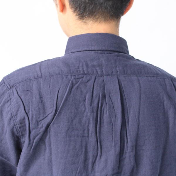 爆買 シャツ メンズ 日本製 半袖 Wガーゼ ボタン ダウン シャツ 124-00 春 夏 | protocol | 10