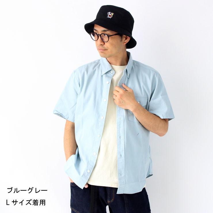 爆買 日本製 半袖 シャツ メンズ  ヘビーオックス ボタン ダウン シャツ 19-400 メンズ レディース  大きいサイズ | protocol | 07