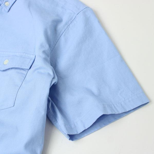 爆買 日本製 半袖 シャツ メンズ  ヘビーオックス ボタン ダウン シャツ 19-400 メンズ レディース  大きいサイズ | protocol | 11