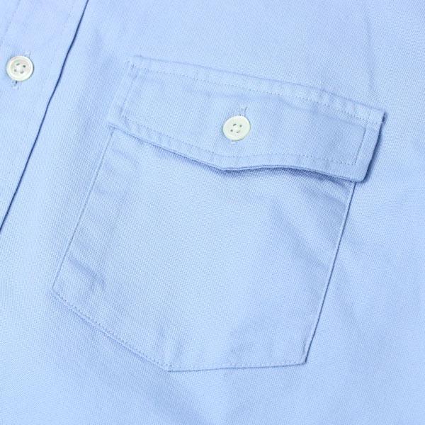 爆買 日本製 半袖 シャツ メンズ  ヘビーオックス ボタン ダウン シャツ 19-400 メンズ レディース  大きいサイズ | protocol | 12