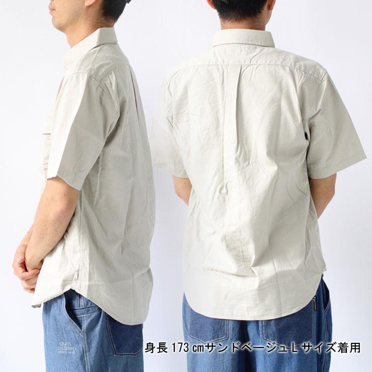 爆買 日本製 半袖 シャツ メンズ  ヘビーオックス ボタン ダウン シャツ 19-400 メンズ レディース  大きいサイズ | protocol | 14