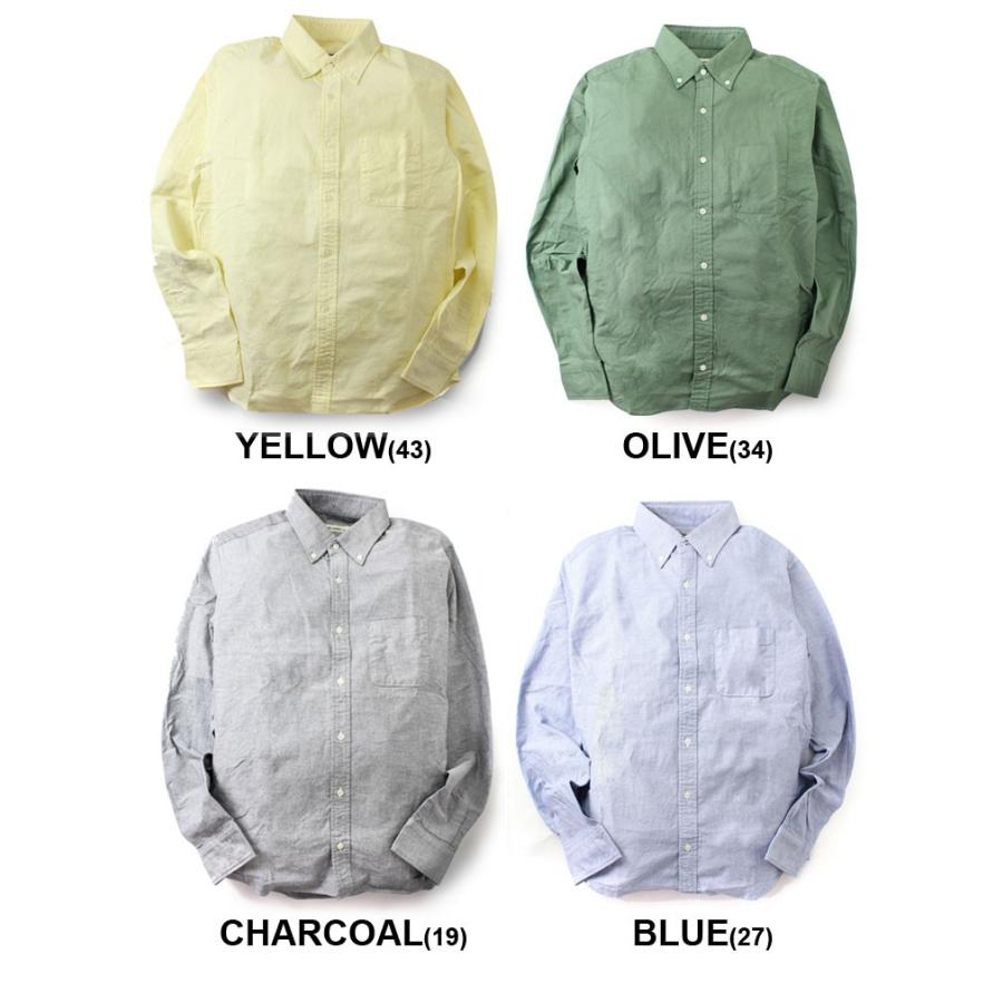 protocol Regnuu オックスフォードボタンダウンシャツ 長袖 メンズ