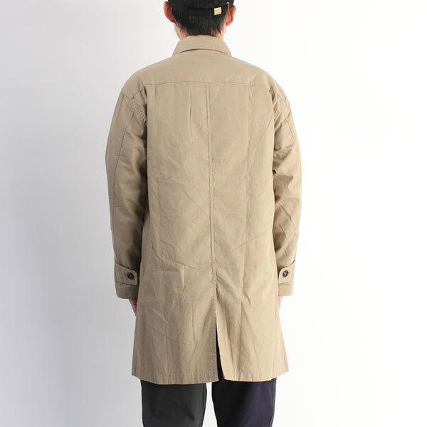 メンズ コート 日本製 ステンカラー OX ミドルコート ロングコート ハーフ丈 無地  軽量 アウター コート きれいめ ロング カジュアル | protocol | 12