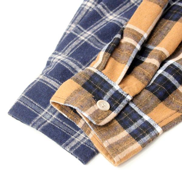 ネルシャツ メンズ 冬 アメカジ チェックシャツ 長袖シャツ 暖かい ヘビーウェイト オシャレ アウトドア チェック柄 30代 40代 | POWER TO THE PEOPLE | 07