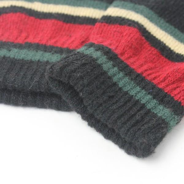 手袋 レディース 暖かい プレゼント スマホ対応 レトロボーダー タッチ グローブ 防寒 あったか メンズ タッチパネル対応 / 返品・交換不可 | protocol | 04