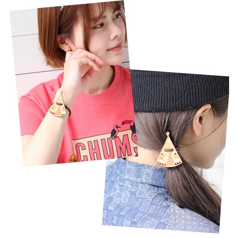 ヘアゴム / ネイティブ アメリカン ウッドカービング ヘアゴム / ヘアアクセサリー ブレスレット ウッド ティピー 鳥 | protocol | 02