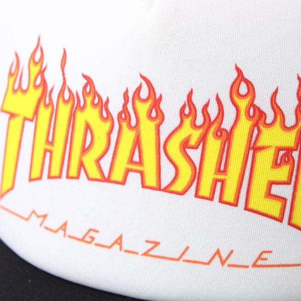THRASHER スラッシャー FLAME LOGO PRINT メッシュキャップ ロゴ メッシュキャップ  キャップ 帽子 メンズ | THRASHER | 11