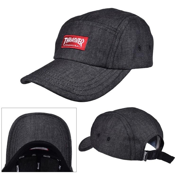 スラッシャー THRASHER 帽子 BOX MAG DUNGAREE JET CAP ジェットキャップ 5パネル メンズ レディース コットン | THRASHER | 04