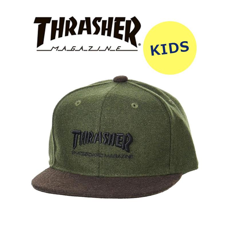 THRASHER スラッシャー キッズ MAG LOGO CAP 20TH-C70K 帽子 子供用 人気 ブランド スケーター ストリート | THRASHER