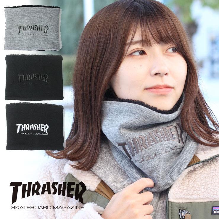 ネックウォーマー メンズ おしゃれ ブランド レディース 冬 秋冬 Thrasher スラッシャー リバーシブル ネックウォーマー 21th K50 防寒 Hts21thk50 Protocol 通販 Yahoo ショッピング