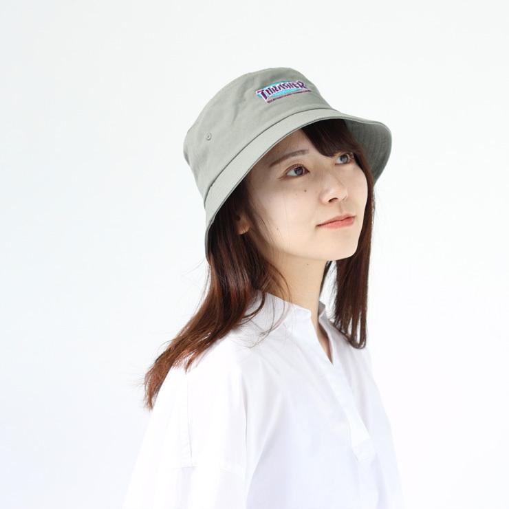 バケットハット 帽子 スラッシャー ハット THRASHER MAG LOGO ウォッシュツイル バケットハット 22TH-H04 | THRASHER | 05