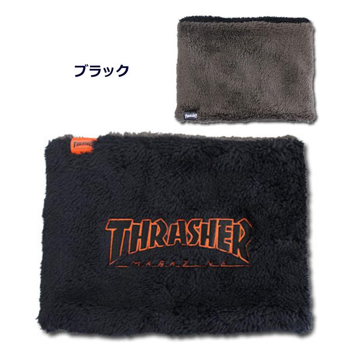 THRASHER スラッシャー キッズ MAG LOGO リバーシブルネックウォーマー 22TH-K50K MAG LOGO ユース フリース ネックウォーマー キッズ ジュニア | THRASHER | 03
