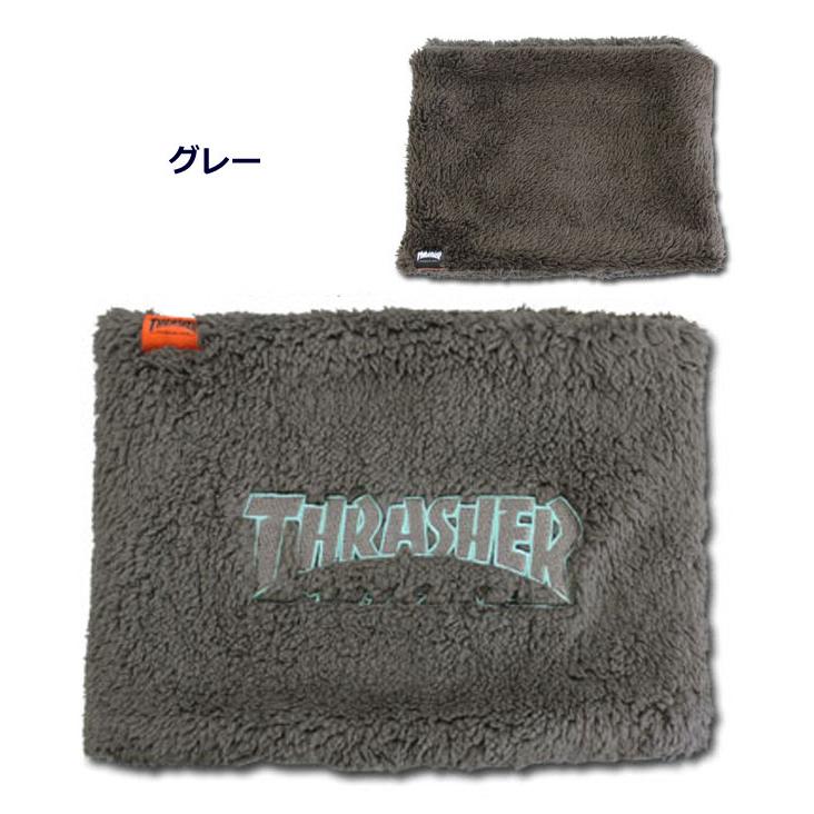 THRASHER スラッシャー キッズ MAG LOGO リバーシブルネックウォーマー 22TH-K50K MAG LOGO ユース フリース ネックウォーマー キッズ ジュニア | THRASHER | 05