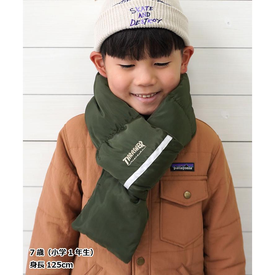 THRASHER スラッシャー キッズ MAG LOGO × ピレアネーム ポリエステルタフマフラー 22TH-K54K 子供 マフラー ネックゲイター 男の子 女の子 秋 冬 秋冬 | THRASHER | 03