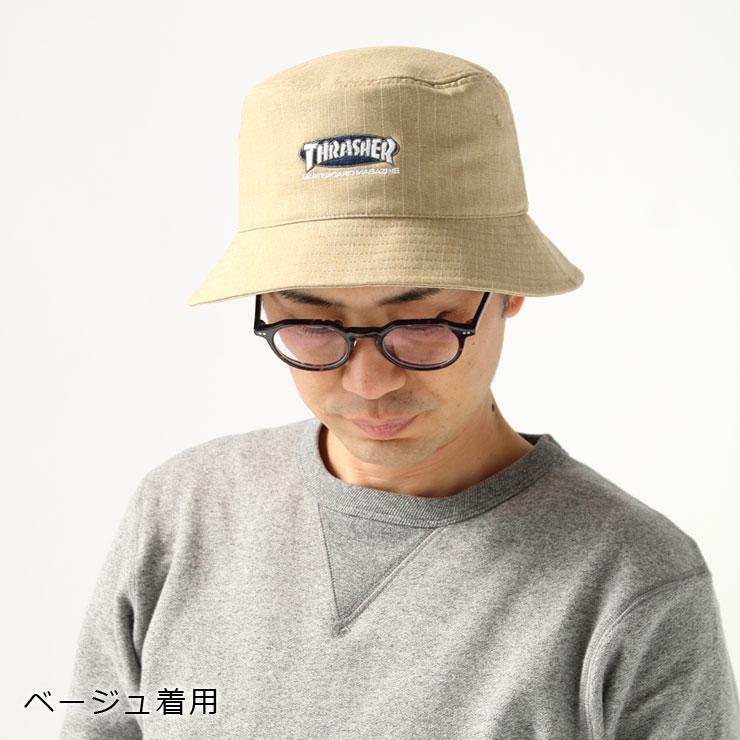 THRASHER バケットハット メンズ ブランド OVAL MAG BUCKET HAT THRASHER バケットハット メンズ ブランド OVAL MAG BUCKET HAT