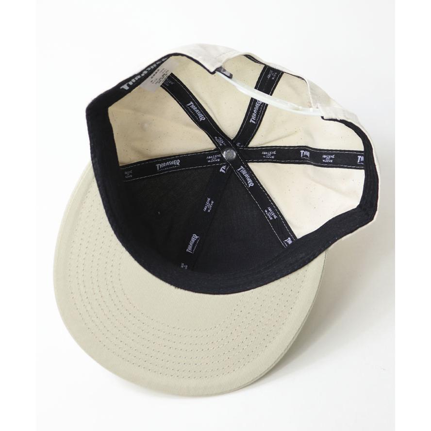 THRASHER スラッシャー MAG LOGO オーガニックコットン 平つばキャップ サングラスホルダー付き 24TH-C01 レディース メンズ 帽子 秋 冬 秋冬 | THRASHER | 08