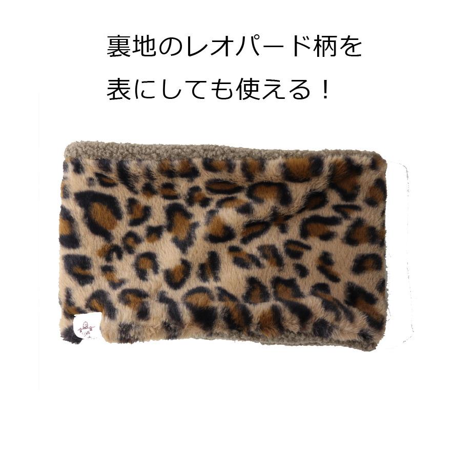 THRASHER スラッシャー ボア×レオパード リバーシブルネックウォーマー 24TH-K50  防寒 スノボ バイク ゴルフ おしゃれ マフラー 秋 冬 秋冬 | THRASHER | 04