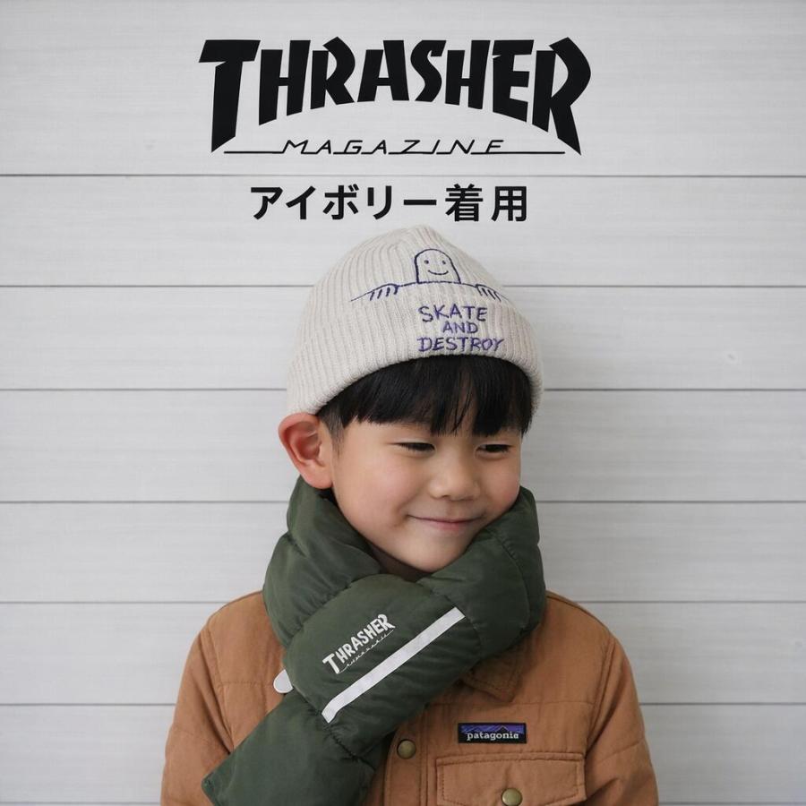 THRASHER スラッシャー キッズ  GONZ SAD 24TH-N50K 子供 帽子 ニット帽 男の子 女の子 秋 冬 秋冬 | THRASHER | 03