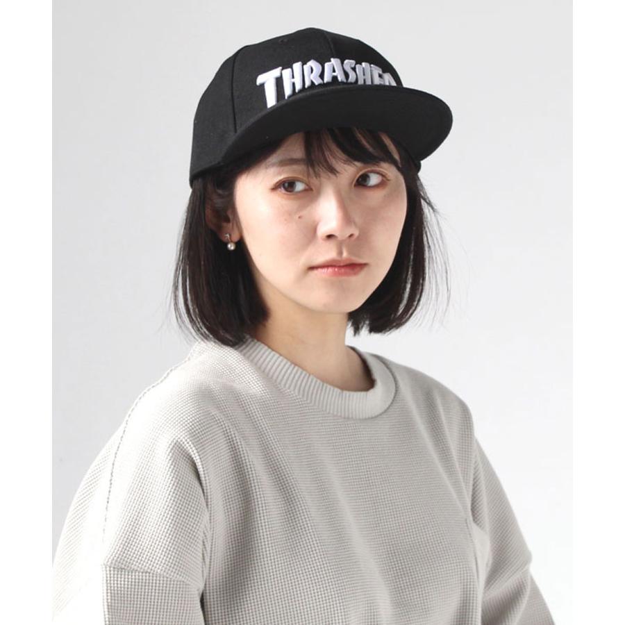 THRASHER スラッシャー キャップ MAG LOGO ポリエステルサージ 平つばキャップ THR-C03  帽子 ベースボールキャップ マグロゴ ストリート スケーター | THRASHER | 07