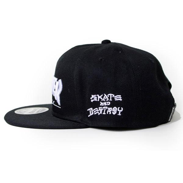 帽子 メンズ スラッシャー キャップ THRASHER MAG LOGO ポリエステルサージ　平つばキャップ THR-C03 紫外線対策 春 夏 春夏 大阪 取り扱い店 | THRASHER | 06