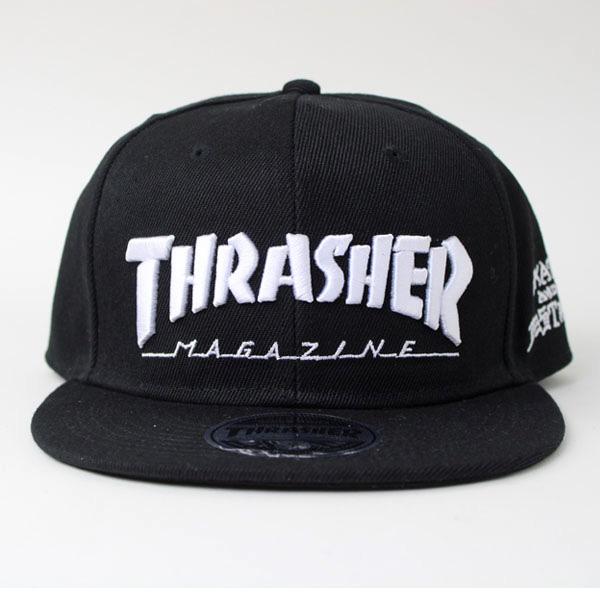 帽子 メンズ スラッシャー キャップ THRASHER MAG LOGO ポリエステルサージ　平つばキャップ THR-C03 紫外線対策 春 夏 春夏 大阪 取り扱い店 | THRASHER | 07