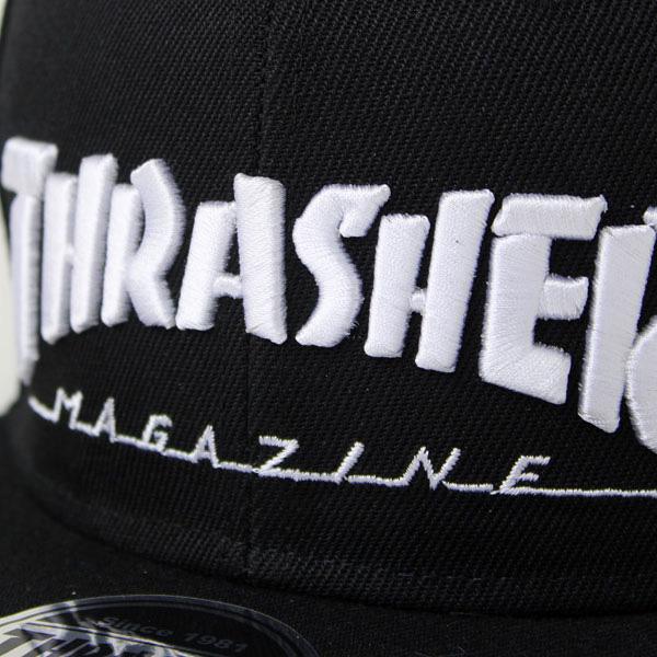 帽子 メンズ スラッシャー キャップ THRASHER MAG LOGO ポリエステルサージ　平つばキャップ THR-C03 紫外線対策 春 夏 春夏 大阪 取り扱い店 | THRASHER | 09