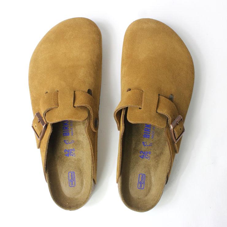 ビルケンシュトック BIRKENSTOCK ボストン BOSTON レギュラーフィット メンズ 1009542 幅広 サンダル スエード ミンク ブラウン 国内正規品 | BIRKENSTOCK | 02
