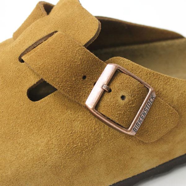 ビルケンシュトック BIRKENSTOCK ボストン BOSTON レギュラーフィット メンズ 1009542 幅広 サンダル スエード ミンク ブラウン 国内正規品 | BIRKENSTOCK | 04