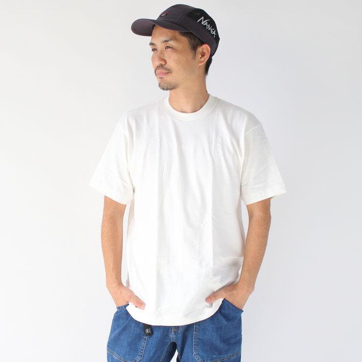 Hanes ヘインズ SHIRO シロ クルーネックTシャツ HM1D201 メンズ 半袖 Tシャツ 白T 白Tシャツ 無地 厚手 コットン 綿100％ 丸首 インナー | Hanes | 02