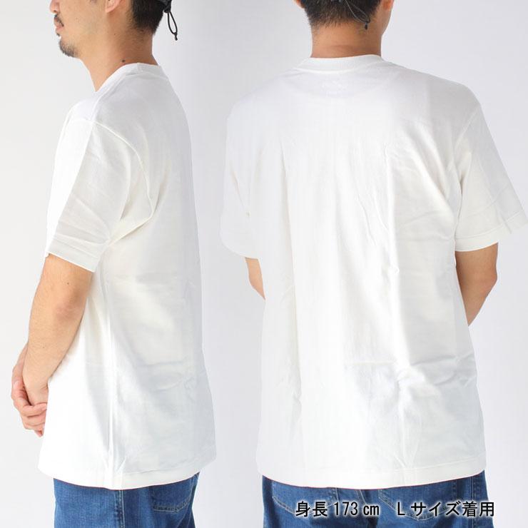 Hanes ヘインズ SHIRO シロ クルーネックTシャツ HM1D201 メンズ 半袖 Tシャツ 白T 白Tシャツ 無地 厚手 コットン 綿100％ 丸首 インナー | Hanes | 06
