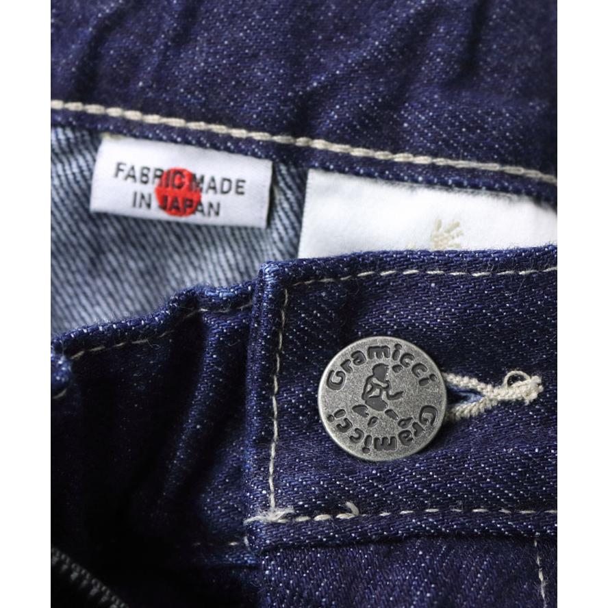Gramicci グラミチ G5FM-P026 JAPANESE SLUB DENIM PANTS ジャパニーズ スラブ デニム パンツ ユニセックス ワイドフィット スラブ デニムパンツ | GRAMICCI | 04