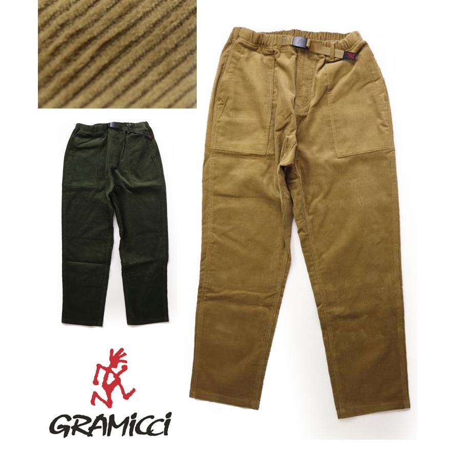 Gramicci グラミチ コーデュロイ ルーズテーパード リッジ パンツ G5FU-P074 メンズ レディース ストレッチ キャンプ 服装 アウトドア 秋 冬 秋冬 | GRAMICCI