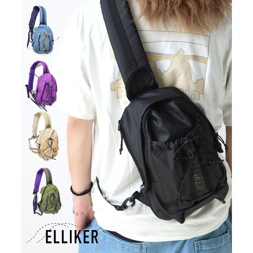 ELLIKER EYAM 5L エリカー エヤム スリングバッグ 5L ボディバッグ ショルダーバッグ 軽量デイパック 小型リュック コンパクトバックパック 通勤・旅行用 | ELLIKER