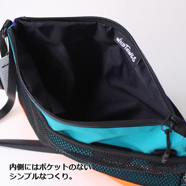 ワイルドシングス サコッシュ WILDTHINGS X-PAC サコッシュ WT3801072 ショルダー バッグ メンズ レディース サコシェ サコッシュ | WILD THINGS | 03