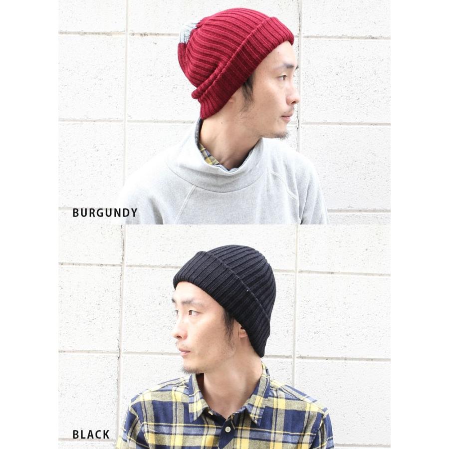 バイカラー リブ ニット帽 レディース メンズ | protocol | 03
