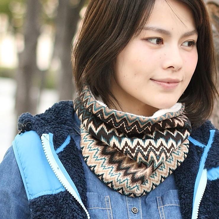 ネックウォーマー / スノーボード ネックウォーマー メンズ レディース ジャガード ボア スポーツ アウトドア スノボ | protocol | 08