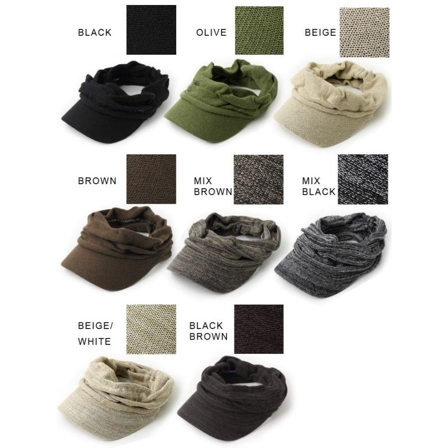 サンバイザー メンズ 大きい おしゃれ レディース 帽子 キャップ つば付きニット帽 ニット ゴルフ テニス ランニング 40代 秋 冬 秋冬 Kps1310 Protocol 通販 Yahoo ショッピング