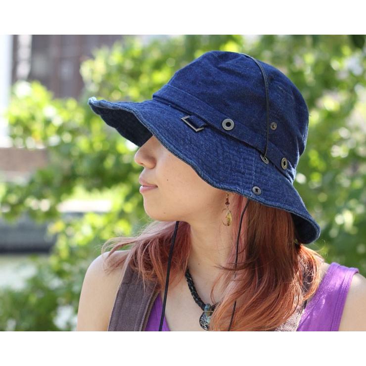 キャンプ 帽子 レディース メンズ サファリハット ひも付き Uv フェス 帽子 デニム アウトドア 大きい フェス Kps1332 Protocol 通販 Yahoo ショッピング