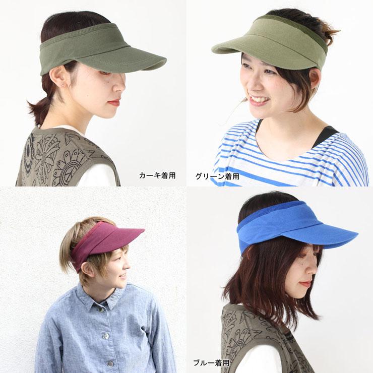 CFIERCE つばさ帽子 Regnuu スウェット サンバイザー レディース つば広 帽子 春 夏