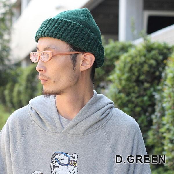 オシャレ ニット帽 レディース 40代 メンズ ふちワッフル 帽子 大きいサイズ | protocol | 03