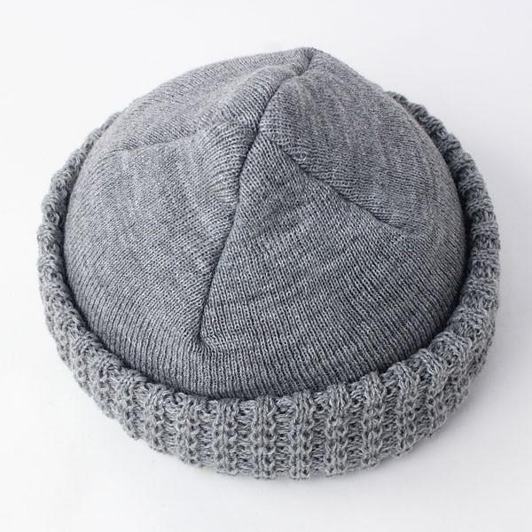 オシャレ ニット帽 レディース 40代 メンズ ふちワッフル 帽子 大きいサイズ | protocol | 08